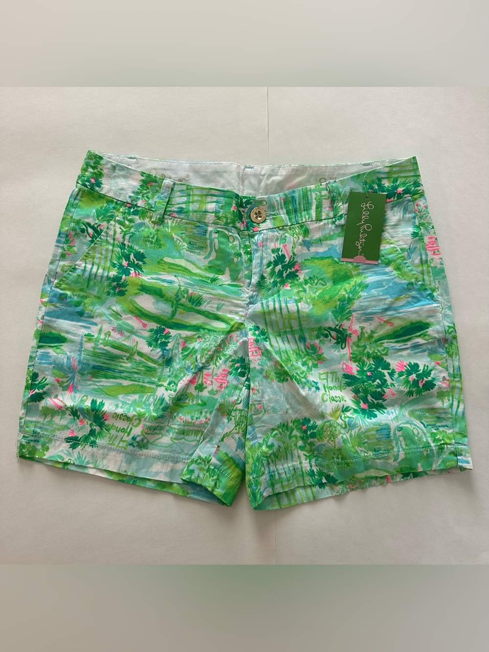 Lilly Pulitzer Seasalt Blue Honda Classic Jayne Shorts